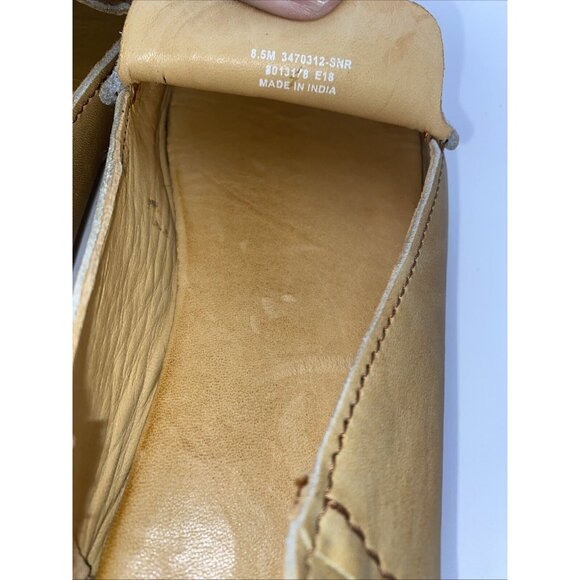 Frye Womens Sedona Venetian Moc Leather Loafer Flats Sz 8.5 Tan Shoes Slip On - Picture 11 of 11